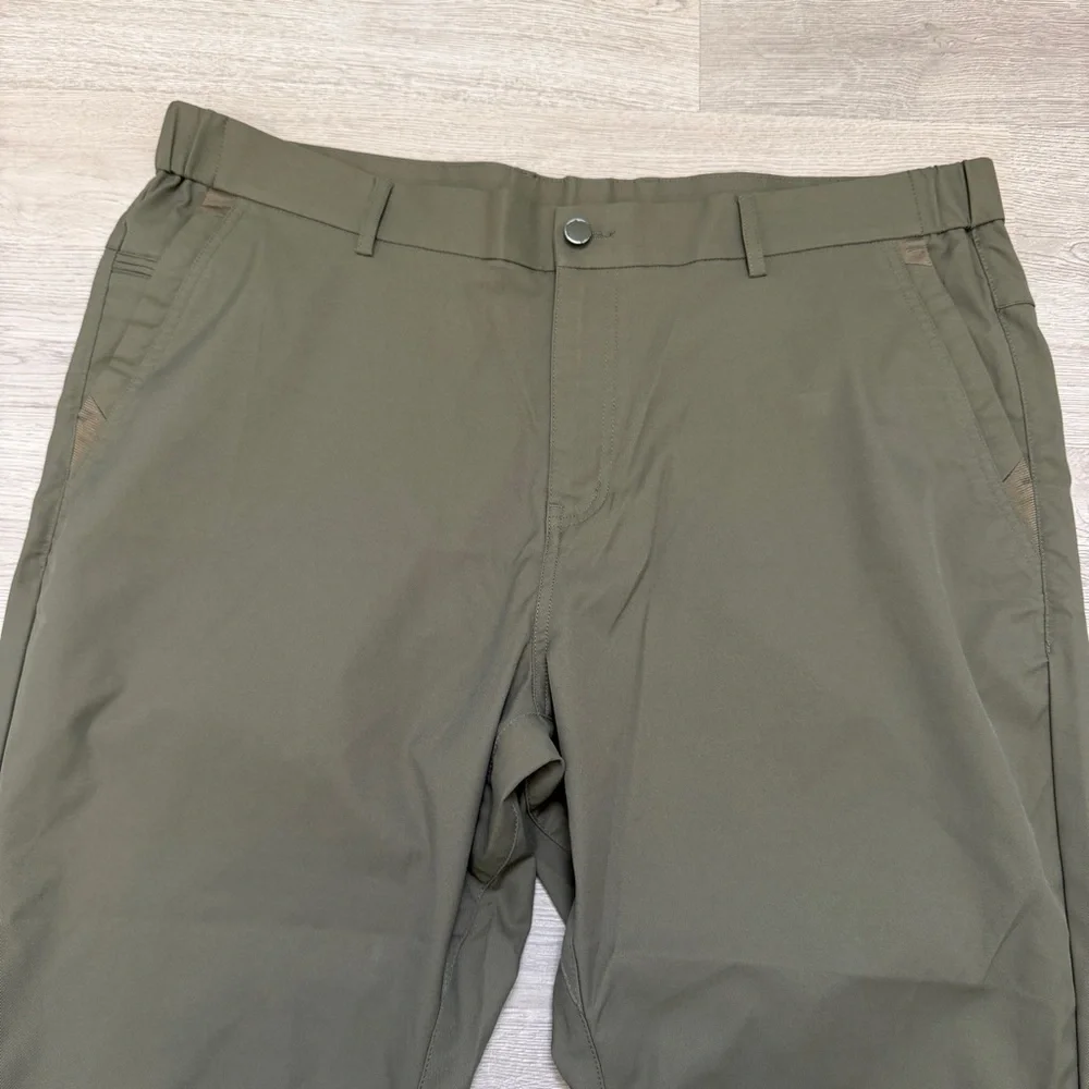Jack Archer Jetsetter Tech Pants Mens 36x28 Olive Performance‎ Chino